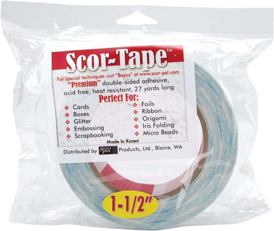 Scor-Pal Tape, 1.5-Inch by 27-Yard