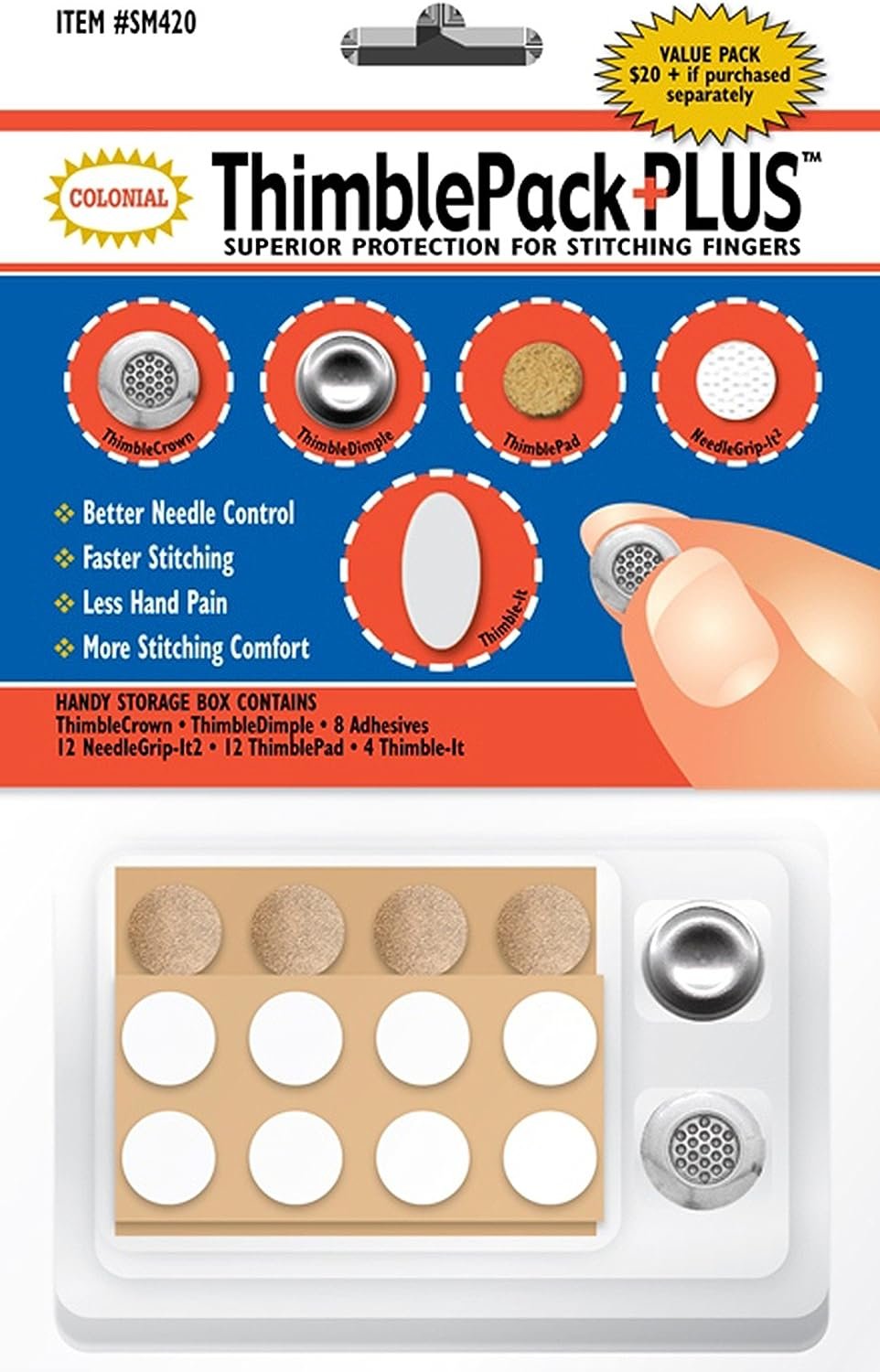 Colonial SM420 Thimble Pack Plus , Beige