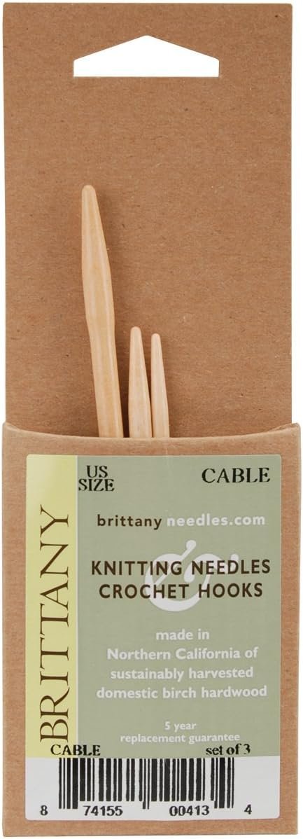 Brittany Cable Needles,Natural,1 Pack