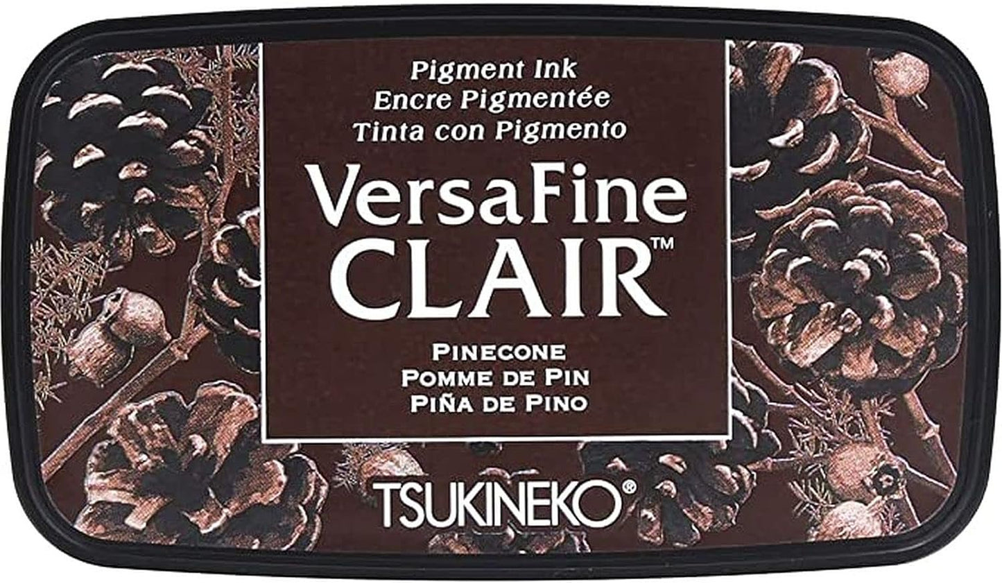 Tsukineko, VersaFine Clair, Full Size Ink Pad, Pinecone
