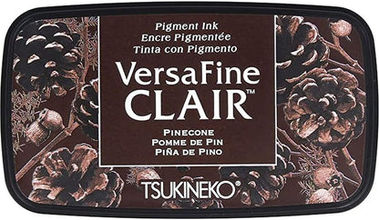 Tsukineko, VersaFine Clair, Full Size Ink Pad, Pinecone