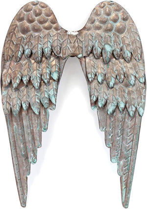 BCI Crafts Salvaged Metal Angel's Wings, 0.45000000000000007 x 7.15 x 10.4 cm, Multicoloured, 3 Count