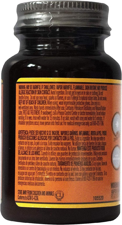 Gorilla Rubber Cement with Brush Applicator, 4 Fl oz, Clear, (Pack of 2)