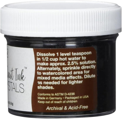 Tsukineko WIINK001 Walnut Ink Crystals 2 Ounces/Jar-