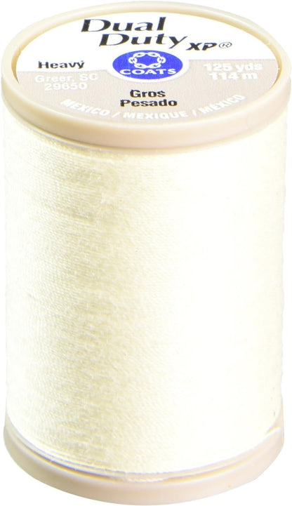 Coats & Clark S950-8020 Dual Duty XP Heavy Thread, 125-Yard, Cream