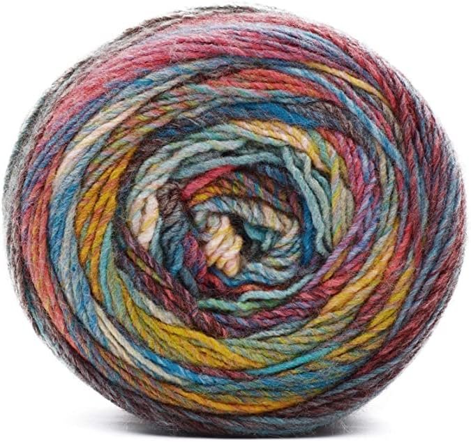 Red Heart Roll with It Melange Show Time Yarn - 3 Pack of 150g/5.3oz - Acrylic - 4 Medium (Worsted) - 389 Yards - Knitting/Crochet