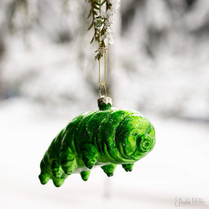 Archie McPhee Tardigrade Blown Glass Christmas Ornament!