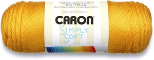 Caron Simply Soft Yarn, Gold