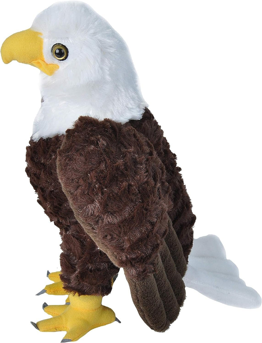 Wild Republic Bald Eagle Plush, Stuffed Animal, Plush Toy, Gifts for Kids, Cuddlekins 12 Inches