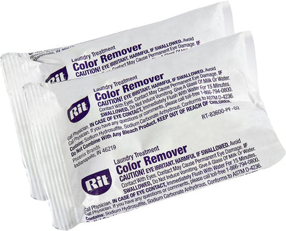 Pack of 2 Rit Dye Laundry Treatment Color Remover