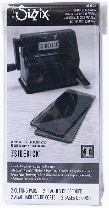 Sizzix Sizzx Sidekick Accessory Cutting Pads Extended 1 Pair by Tim Holtz | 666005 | Chapter 3 2022, Multicolor
