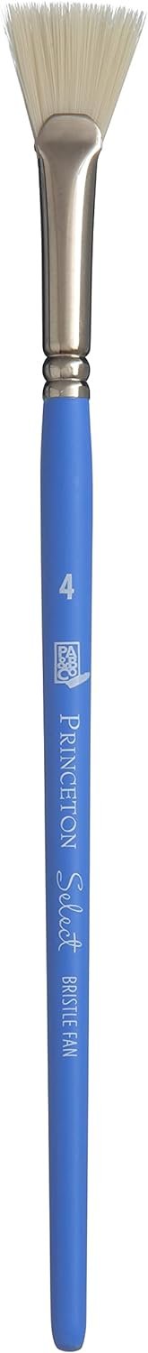 Princeton Art & Brush Princeton Artist Brush Select Synthetic Brush Bristle Fan Size 4