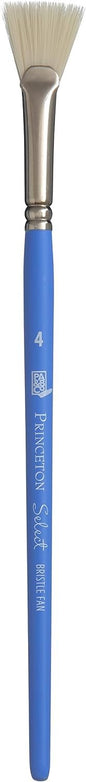Princeton Art & Brush Princeton Artist Brush Select Synthetic Brush Bristle Fan Size 4