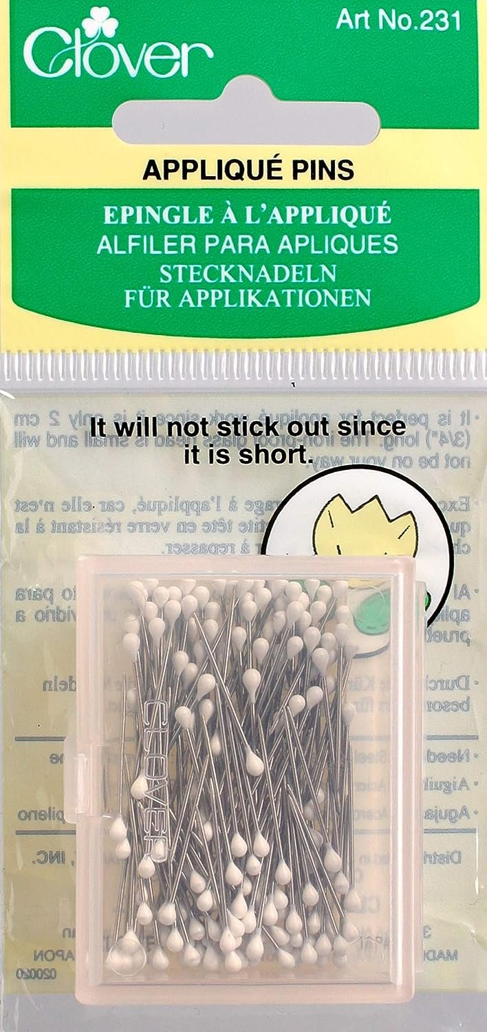 Clover Applique Pins, 150 EA Per Pack (Parent)