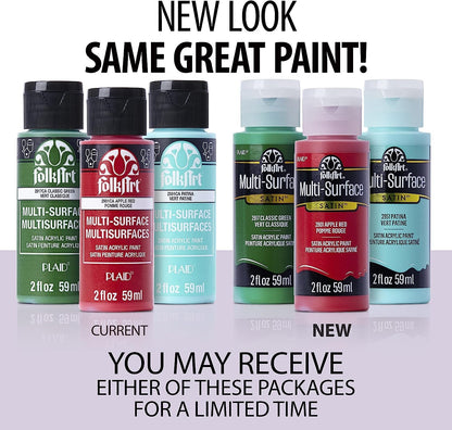 FolkArt Multi-Surface Paint in Assorted Colors (2 oz), , Ocean View