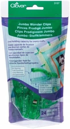 Clover 3157 Jumbo Clips-24/Pkg