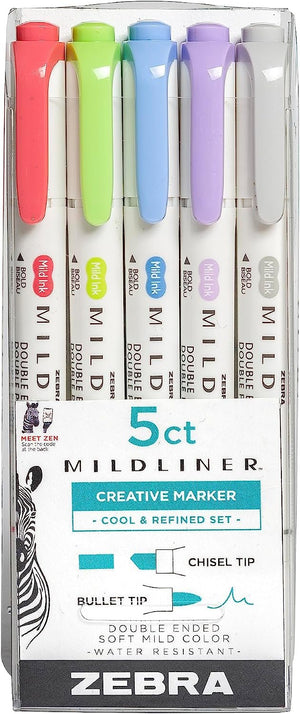 Zebra Pen Mildliner Double Ended Highlighter Set