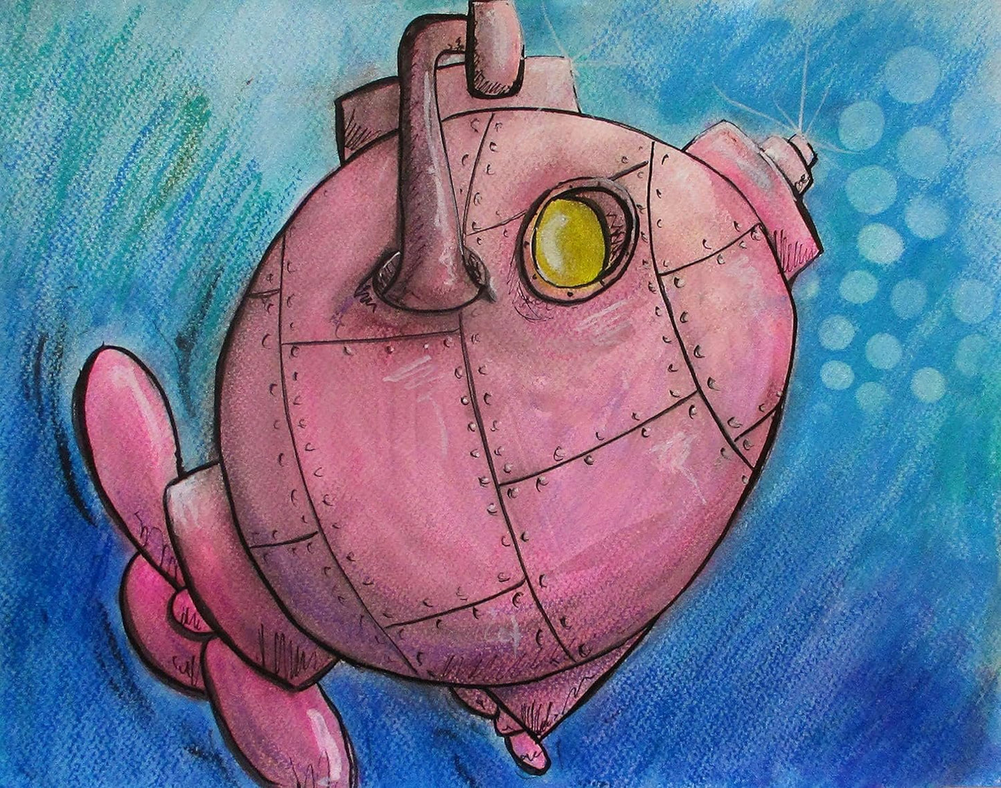 Marabu Art Crayons - Primary Set of 5 Soft Pastel Crayons for Fine Art and Mixed Media