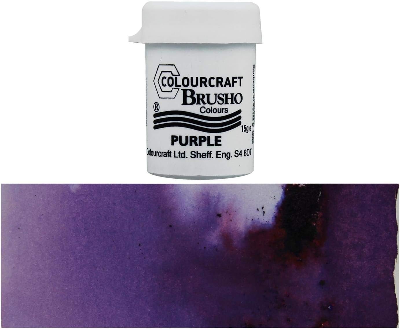 PanPastel Colorfin Brusho Crystal Colour 15G Purplee, 3.04x3.04x5.08 cm, Multicolour