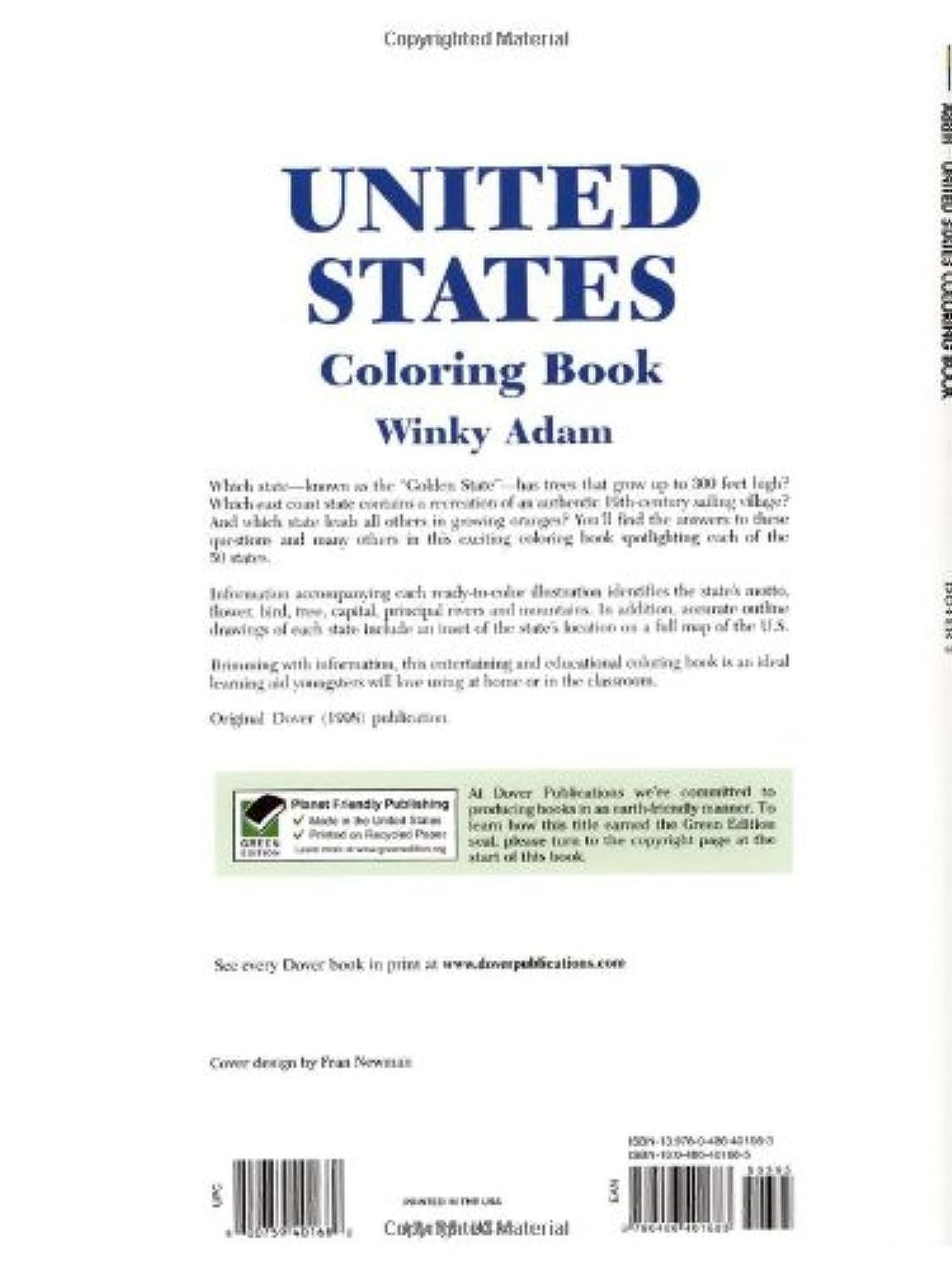 United States Coloring Book (Dover American History Coloring Books)