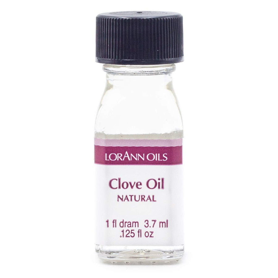 LorAnn Clove Leaf Oil SS Natural Flavor, 1 dram bottle (.0125 fl oz - 3.7ml - 1 teaspoon)