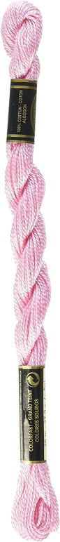 DMC 115 5-3689 Pearl Cotton Thread, Light Mauve, Size 5