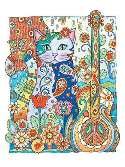 Creative Haven Creative Cats Coloring Book (Adult Coloring Books: Pets)