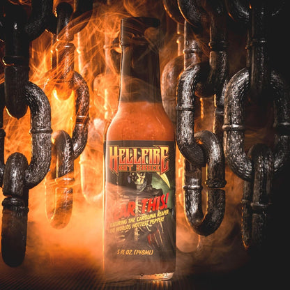 Hellfire Fear This! Award Winning Carolina Reaper Hot Sauce, 148ml