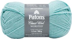 Patons Classic Wool Yarn, Duck Egg Blue