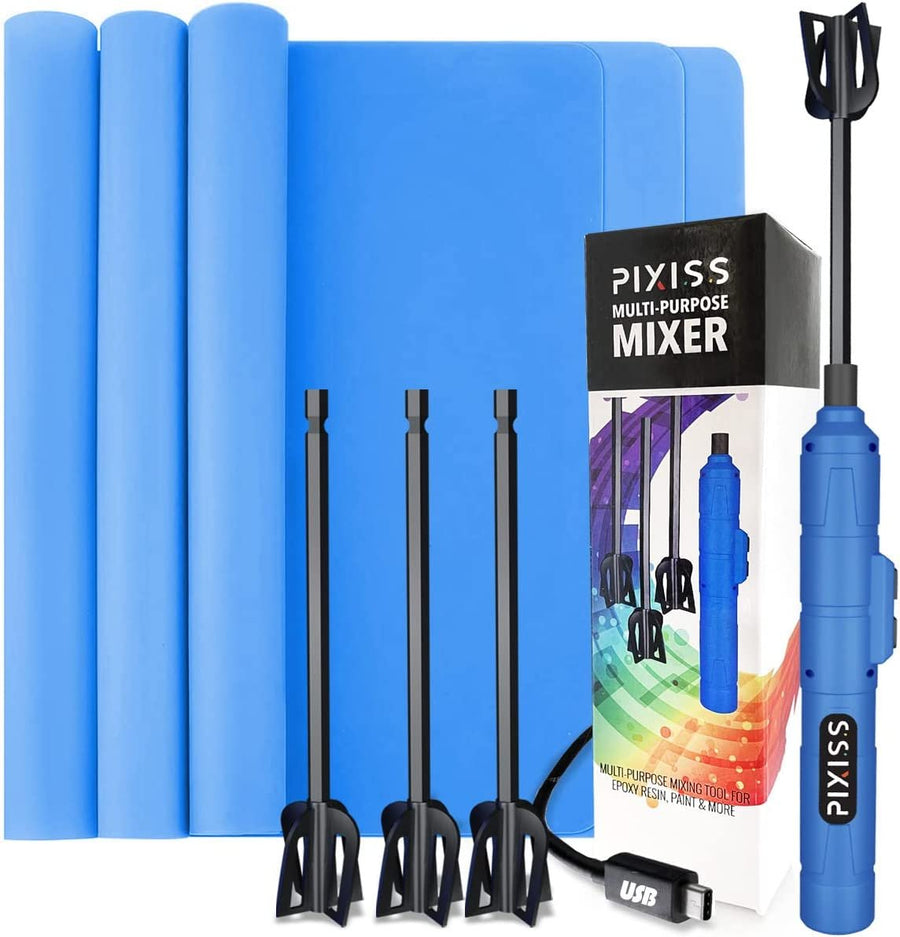 Pixiss Mixer with 3 Silicone Mats
