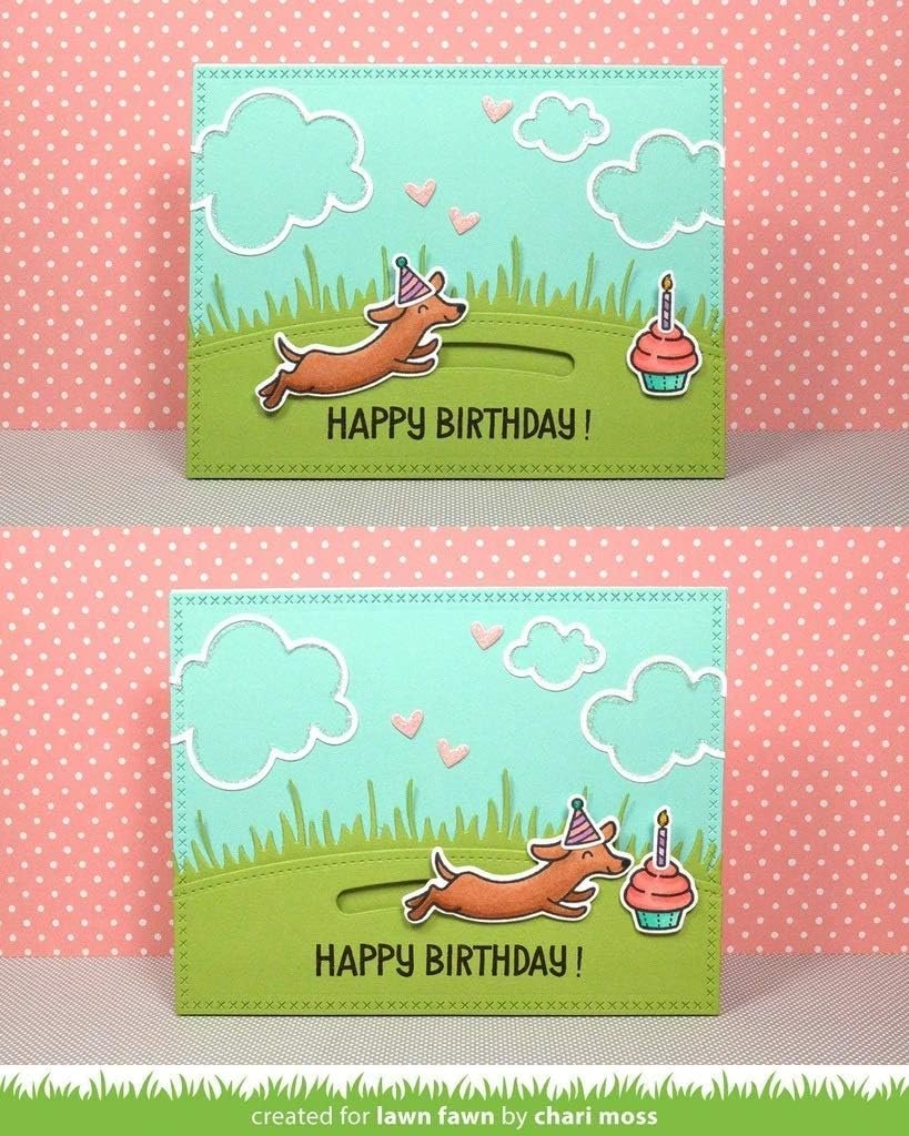 Lawn Fawn Dies LF1202 Slide On Over