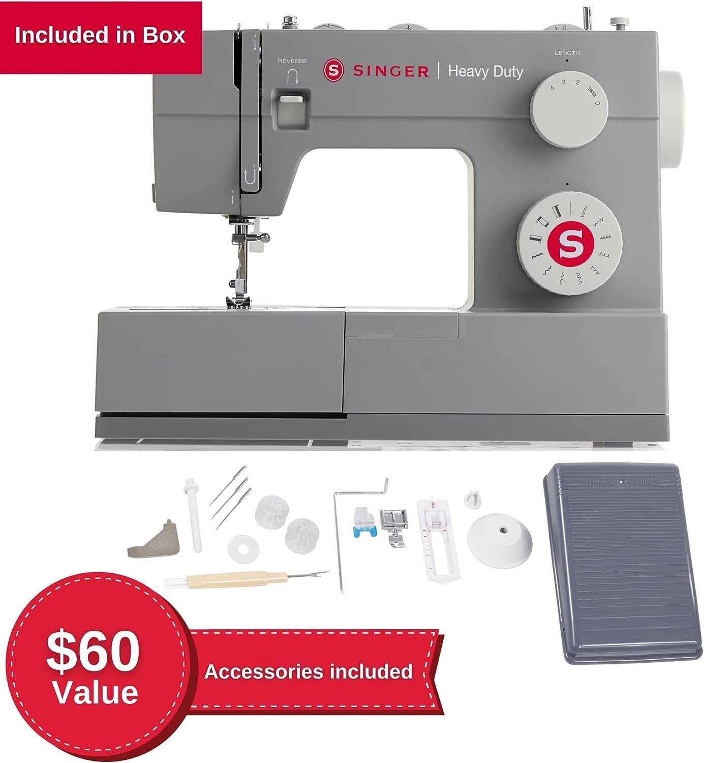 SINGER 4411 Heavy Duty Extra-High Sewing Speed Sewing Machine