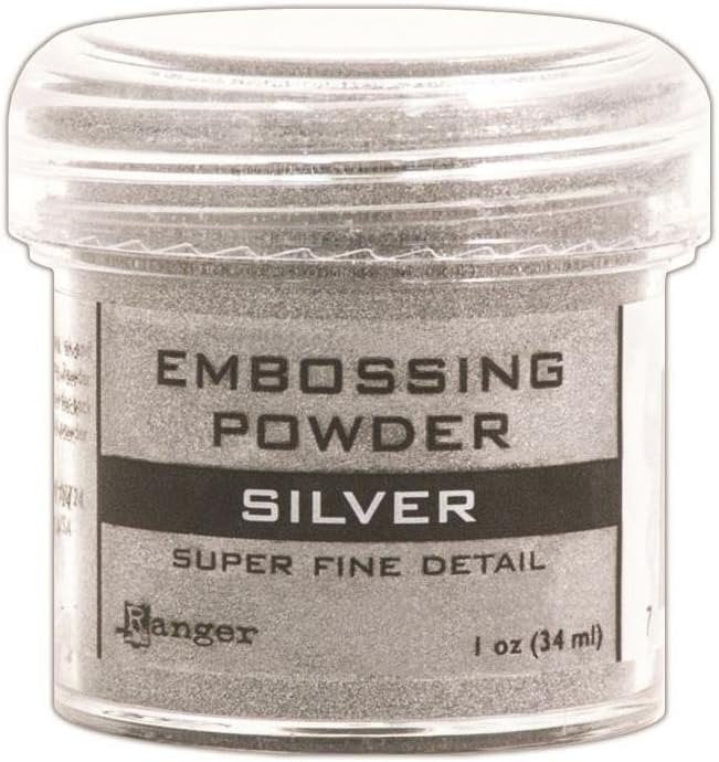 Ranger - Heat Embossing Powder for Cardmaking - Metallic - Gold, Silver, Platinum, Copper & Princess Gold - 5 Item Bundle