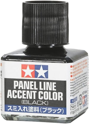 TAMIYA Panel Line Accent Color 40ml Black TAM87131 Plastics Paint Enamels