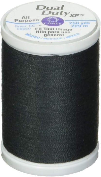 Coats & Clark S910-0850 Dual Duty XP General Purpose Thread, 250-Yard, Charcoal