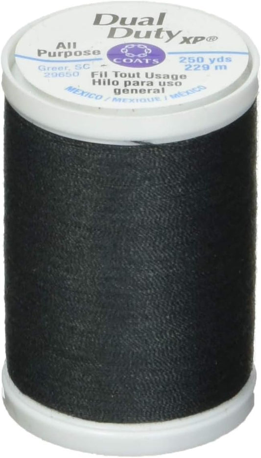 Coats & Clark S910-0850 Dual Duty XP General Purpose Thread, 250-Yard, Charcoal