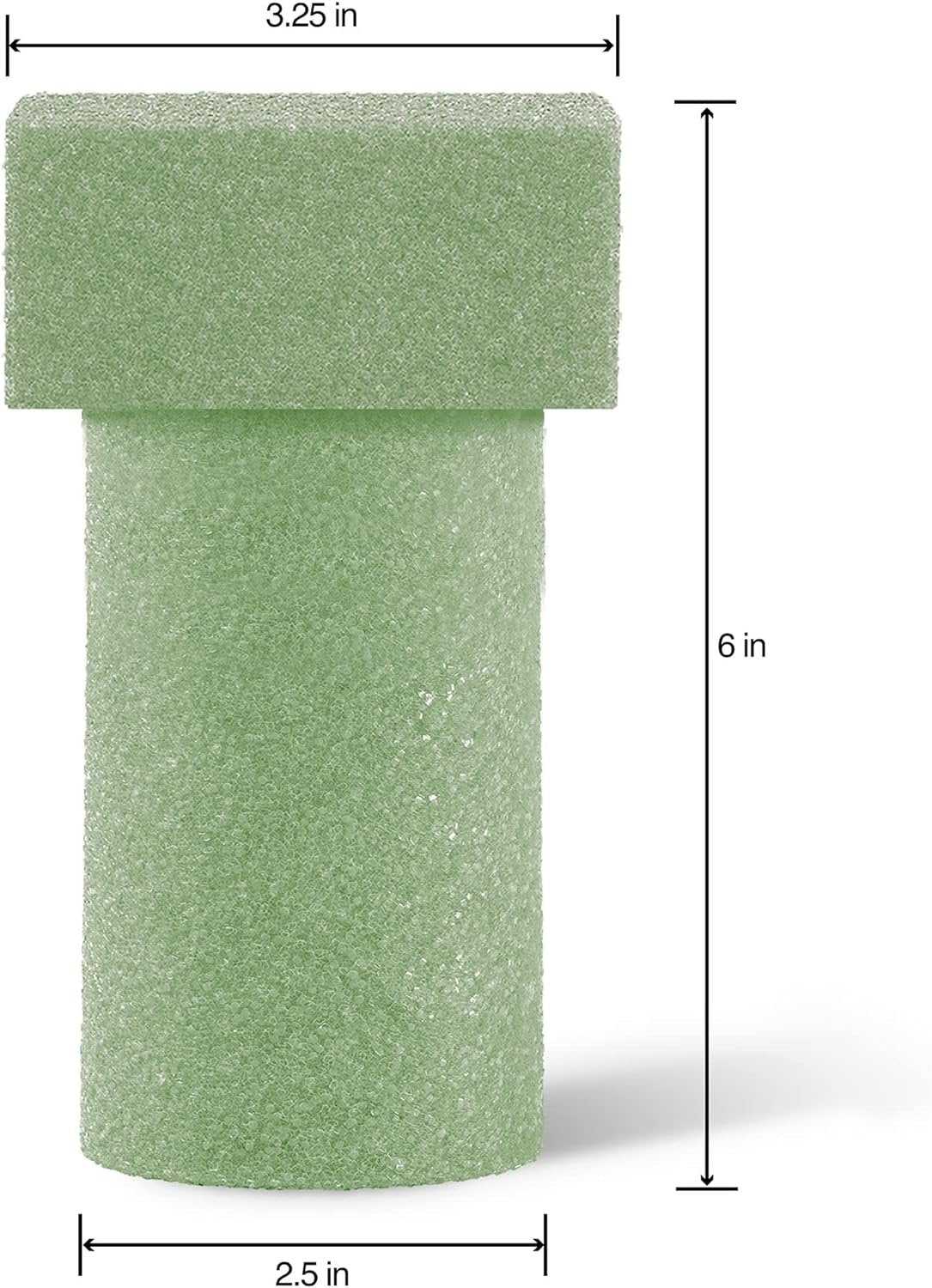 FloraCraft FloraFōM Memorial Vase Insert Green