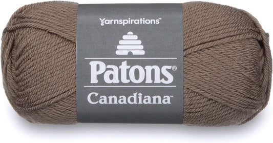 Patons Canadiana Yarn, Toasty Grey