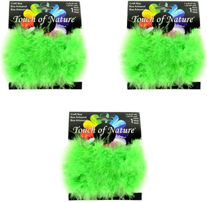 Touch of Nature 1-Piece Feather Marabou Craft Boa for Arts and Crafts, 1-Yard, Black