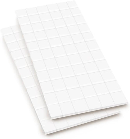 Forever In Time 3D Pop Dots Square Dual-Adhesive Foam Mount, 1/2-Inch, 132 Per Package (PD110) , White
