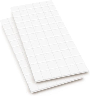 Forever In Time 3D Pop Dots Square Dual-Adhesive Foam Mount, 1/2-Inch, 132 Per Package (PD110) , White