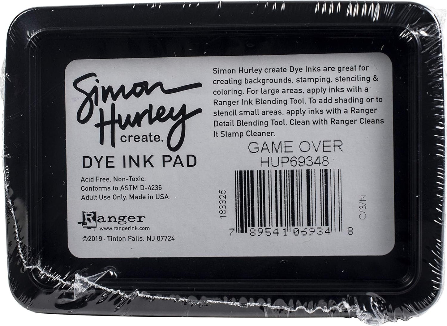 Simon Hurley Game Over SIMN Hurley Ink Pads, 6.99 x 9.53 cm