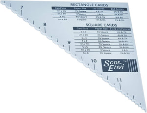 Scor-Pal SP406 Scor-Envi Diagonal and Envelope Template