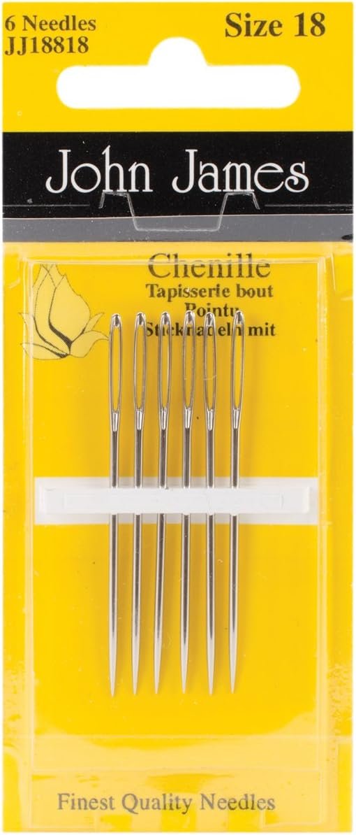Chenille Hand Needles-Size 18 6/Pkg