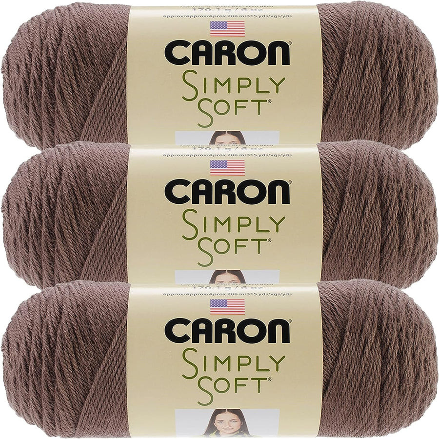 Caron Simply Soft Yarn Solids (3-Pack) Taupe H97003-9783