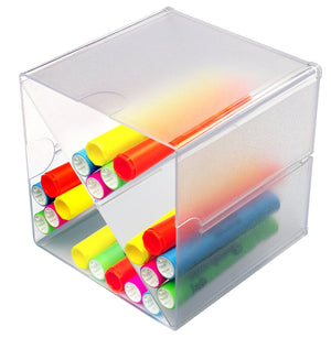 Deflecto Stackable Cube Organizer, 6 inch x 6 inch