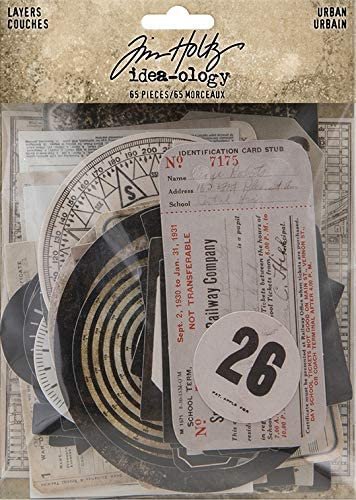 Tim Holtz Idea-Ology 2020 Urban Layers and Salvaged Tags - 2 Item Bundle