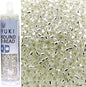 Round Seed Beads Size 15/0 8.2 Gram Tube Silver Lined Crystal 15-91
