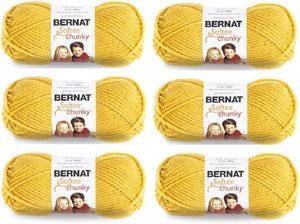 Bernat 161128-28607 Softee Chunky Yarn - Glowing Gold