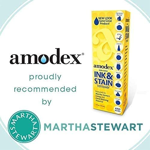 amodex Ink and Stain Remover – Cleans Marker, Ink, Crayon, Pen, Makeup from Furniture, Skin, Clothing, Fabric, Leather - 1 Ounce